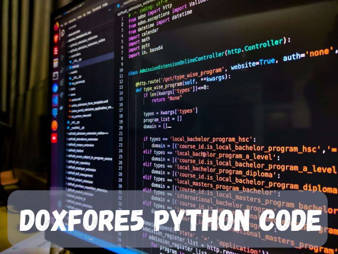 Doxfore5 Python Code: Unlocking New Possibilities in Development