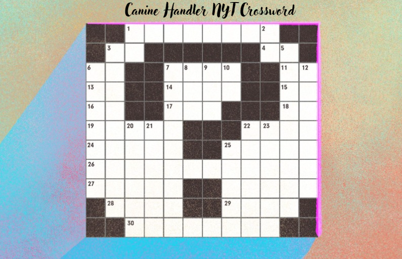 Canine Handler NYT Crossword