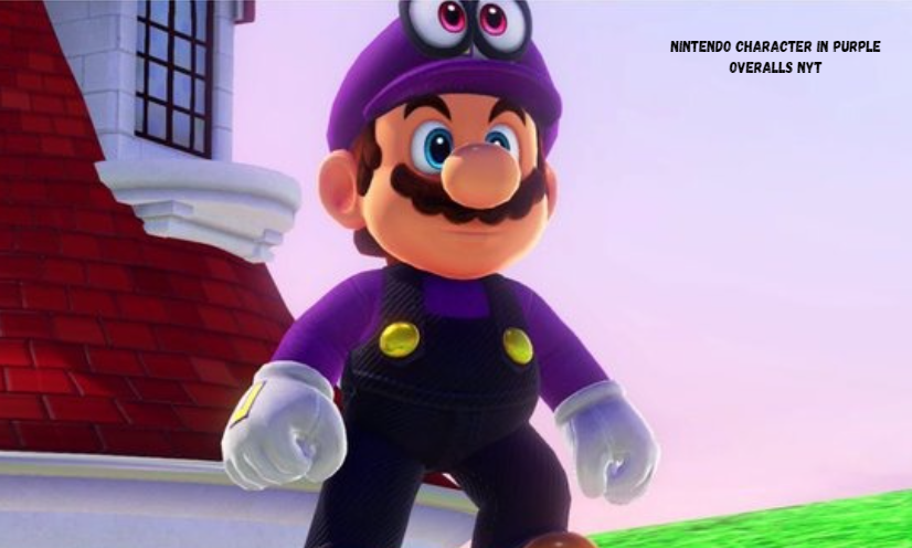 Nintendo Character in Purple Overalls NYT