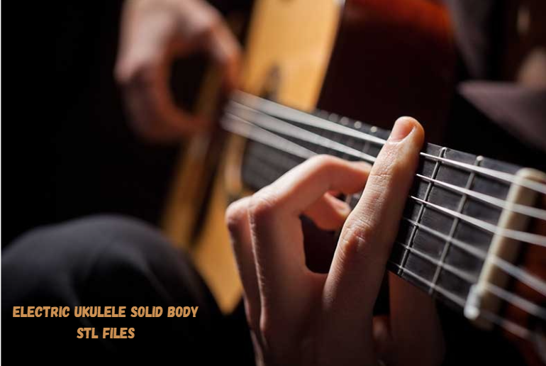 Electric Ukulele Solid Body STL Files